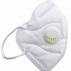 Респиратор одноразовый KN-95 с клапаном
